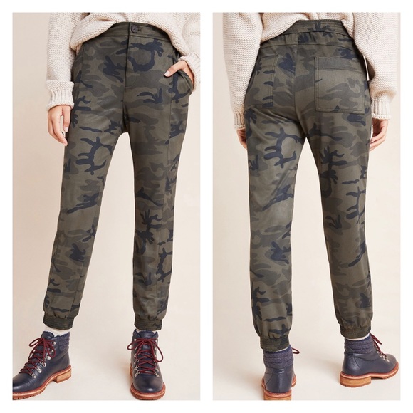 Anthropologie Pants - Anthropologie Rowan Sueded Camo Jogger Pants